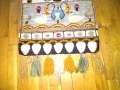 Пано за стена винтидж 44х92см с ресните Wall tapestry fibre handing woven, снимка 3