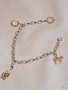 сребърна гривна Thomas sabo Charm club с три талисманчета, снимка 1