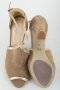 Дамски велурени сандали в цвят капучино и златисто марка Peperuna - 37, снимка 7