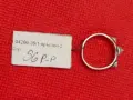 Сребърен дамски пръстен 2.52 гр., снимка 2