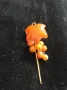Руска игла- брошка с кехлибар , снимка 1