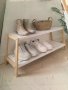 поставка за обувки с крака от бамбуково дърво, снимка 1 - Други стоки за дома - 38902185