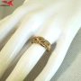 Пръстен с 14К златно покритие 224878, снимка 4