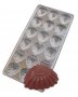 18 сърца сърце с къдрички пластмасова форма Поликарбонатна отливка калъп Шоколадови бонбони, снимка 2