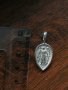 Нов сребърен медальон Св. Архангел Михаил, снимка 1 - Колиета, медальони, синджири - 31479639
