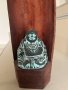 Статуетка Буда дърво арт, снимка 1 - Статуетки - 42719822