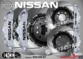 NISSAN надписи за капаци на спирачни апарати , снимка 3