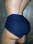 Elen Amber - S,M,- Тъмносини памучни бикини с широка дантела , снимка 5