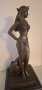 Бронзова статуетка-Клеопатра, снимка 2