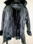 Кожено еке палто от естествена кожа с пухкава подплата , снимка 8