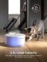 Нов FEELNEEDY Воден Фонтан за Котки 2.3L с LED и Активен Въглен, снимка 6