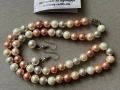 Комплект с истински Охридски бисери , снимка 4