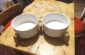 Двойни керамични купички за куче или коте, снимка 3