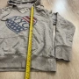 Дамски суитшърт Tommy Hilfiger с качулка и американско знаме New York размер XS, сив, снимка 4
