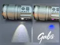 Мощен LED алуминиев фенер COBA CB-G910,TG WICK 3000m 3000м, снимка 6