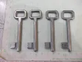 Лот от 4 бр. ключа за брава, снимка 1