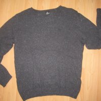 Дебел сив пуловер р-р Л, снимка 4 - Пуловери - 31044395