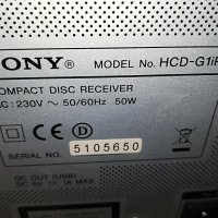 SONY HCD-G1IP USB+SONY REMOTE-ВНОС SWISS 0208222048, снимка 18 - Ресийвъри, усилватели, смесителни пултове - 37576221