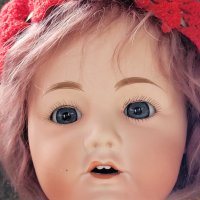 Антична бебешка кукла Хилда, произведена от Nippon преди 1921 г 45 см., снимка 3 - Колекции - 42213856