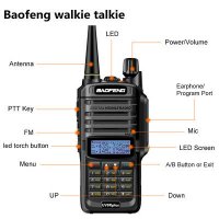 BAOFENG 9R PLUS 22W 11000MAH █▬█ █ ▀█ Нови 2023 двубандова Радиостанция Водоустойчиви PMR dual band, снимка 6 - Друга електроника - 39931729