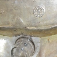  старина мастилница посребрена стил СЕЦЕСИОН, снимка 3 - Антикварни и старинни предмети - 44497056
