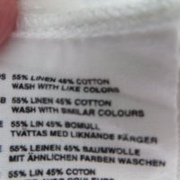 H&M LOGG, нова ленено-памучна блуза, 40, снимка 7 - Блузи с дълъг ръкав и пуловери - 39167130