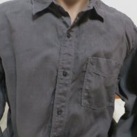 Мъжка риза с дълъг ръкав от лен  Replay, снимка 2 - Ризи - 33481105