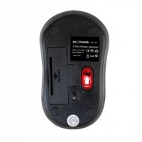Оптична безжична мишка ROXPOWER, черна, USB, DPI=1200, снимка 2 - Клавиатури и мишки - 38644572