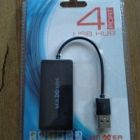 USB HUB 4 PORT MAXXTER, снимка 1 - USB Flash памети - 37330786
