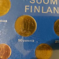 Финландия 1975 - Комплектен сет, снимка 3 - Нумизматика и бонистика - 37792238