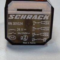 реле SCHRACK RN 301024 industrie relay 24VDC, снимка 5 - Резервни части за машини - 37709223