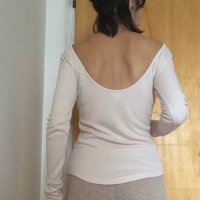 Рипсена блуза H&M, снимка 1 - Блузи с дълъг ръкав и пуловери - 30780967