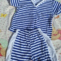 Детски моряшки костюм 1 г., снимка 1 - Комплекти за бебе - 42785130