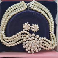 mefound Комплект ретро аксесоари с перли за жени 1920 г., Великият Гетсби, снимка 8 - Други - 44560234