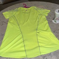 Нова оригинална тениска блуза Adidas  Адидас неоново зелено сигнално жълто , снимка 9 - Тениски - 36748163