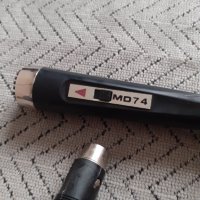 Стар микрофон МД 74 #2, снимка 3 - Антикварни и старинни предмети - 31164189