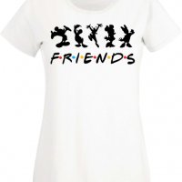 Дамска Тениска Mickey Friends,Изненада,Повод,Подарък,Празник, снимка 2 - Тениски - 37641836
