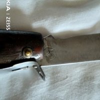 Старо ножче чикия от соца 240х100 ръчна изработка с маркировка, снимка 11 - Ножове - 31519872