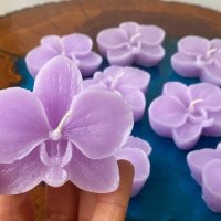 3D Орхидея Пеперуда отворен калъп силиконов молд форма фондан торта украса шоколад гипс сапун , снимка 4 - Форми - 33398548