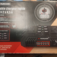Двойно зарядно устройство Parkside 20V 2x 4,5 A PDSLG 20 A1 DE/EU , снимка 2 - Други инструменти - 44632220