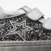№20, Бебешки обувки за момиче BALOCCHI сребристи с брокат и звезда, снимка 9 - Бебешки обувки - 30017837