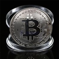 Биткойн монета / Bitcoin ( BTC ) - Silver, снимка 2 - Нумизматика и бонистика - 31223244