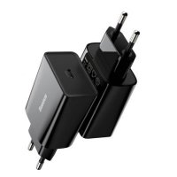 Зарядно за телефон, таблет и др. Mini USB Type C изход 20W Baseus CCFS-SN01 Quick charge Черно , снимка 2 - Друга електроника - 38102501