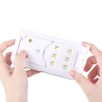 UV LED лампа, 36 W, 12 светодиода, преносима, USB захранване, 60 секунди сушене, маникюр, педикюр, снимка 2 - Друга електроника - 44590049