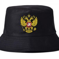 НОВО! Шапки, тип bucket hat РУСИЯ / РОССИЯ - два размера!, снимка 1 - Шапки - 37175905