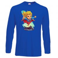 Мъжка тениска DC Super Girl Star Wars Игра,Изненада,Подарък,Геймър, , снимка 8 - Тениски - 36808460
