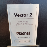 MAGNAT VECTOR 2, снимка 2 - Тонколони - 44706454