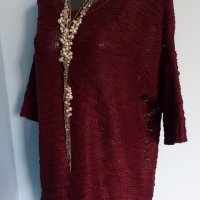 Пуловер тип туника "Only" ® / голям размер , снимка 1 - Туники - 42753486