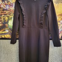 Елегантна черна рокля H&M, снимка 1 - Рокли - 38698850