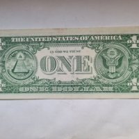 USA 🇺🇸  $ 1 DOLLAR 1963  UNC  6 DIGITS , снимка 2 - Нумизматика и бонистика - 36609103